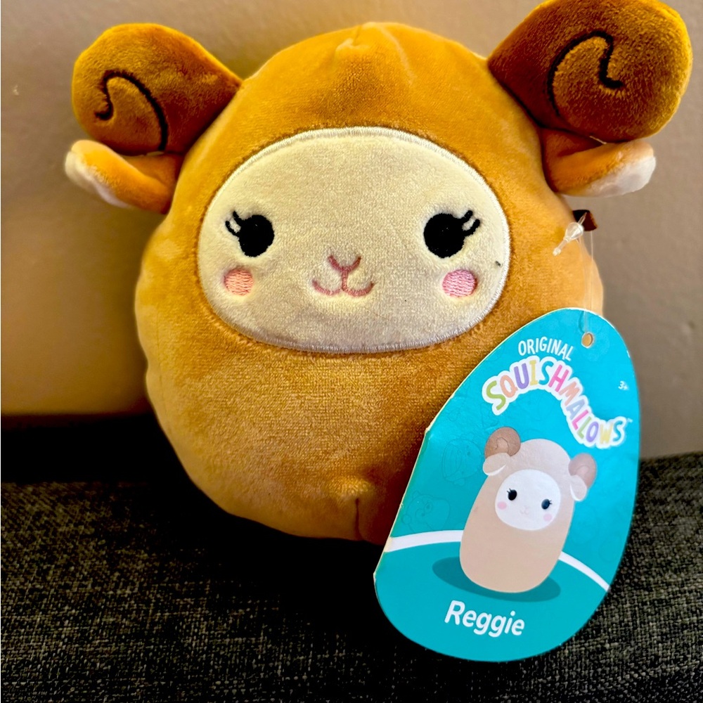 Squishmallows Reggie Brown Plush Toy